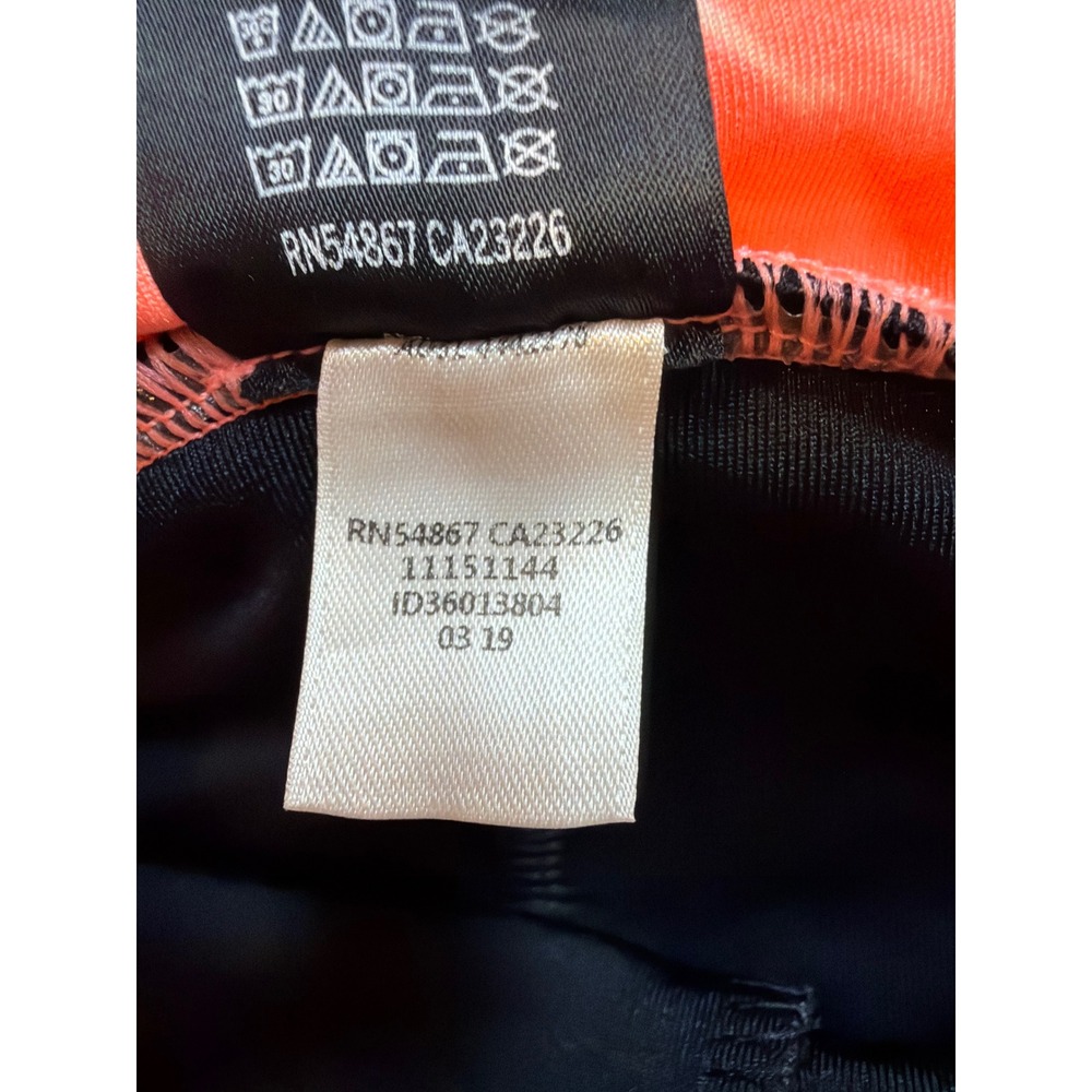 PINK Victoria's Secret Ultimate Yoga Shorts Black Orange Tie Dye Small S - Picture 4 of 7
